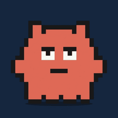 Wispurr Pixel Monster Logo